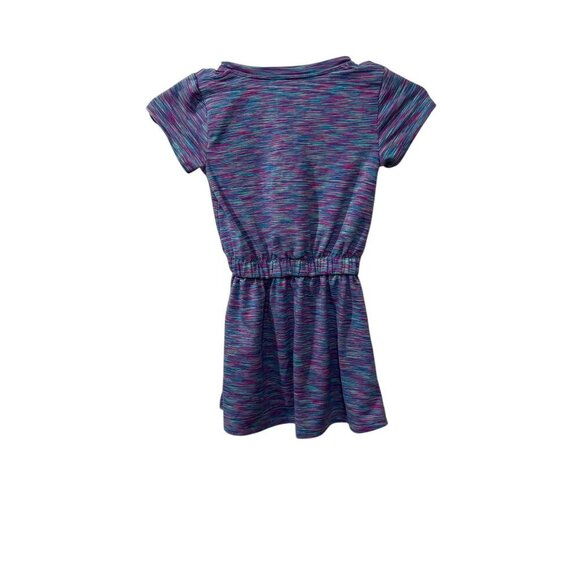 Nike Girls Multicolor Striped Athletic Dress With Elastic Waistband 4T - Picture 4 of 4